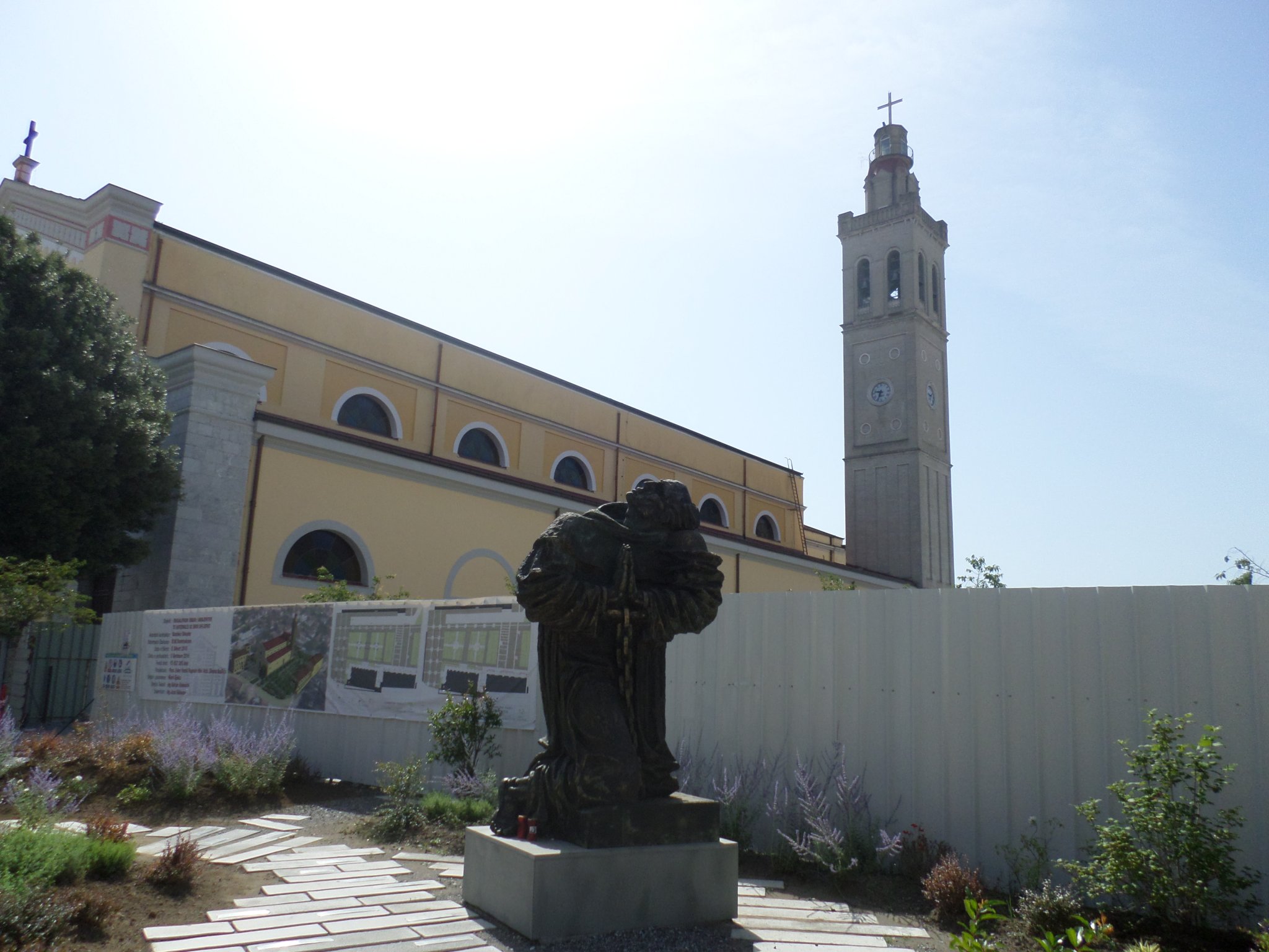 A Shkodra-i katolikus templom (Forrás: saját kép)