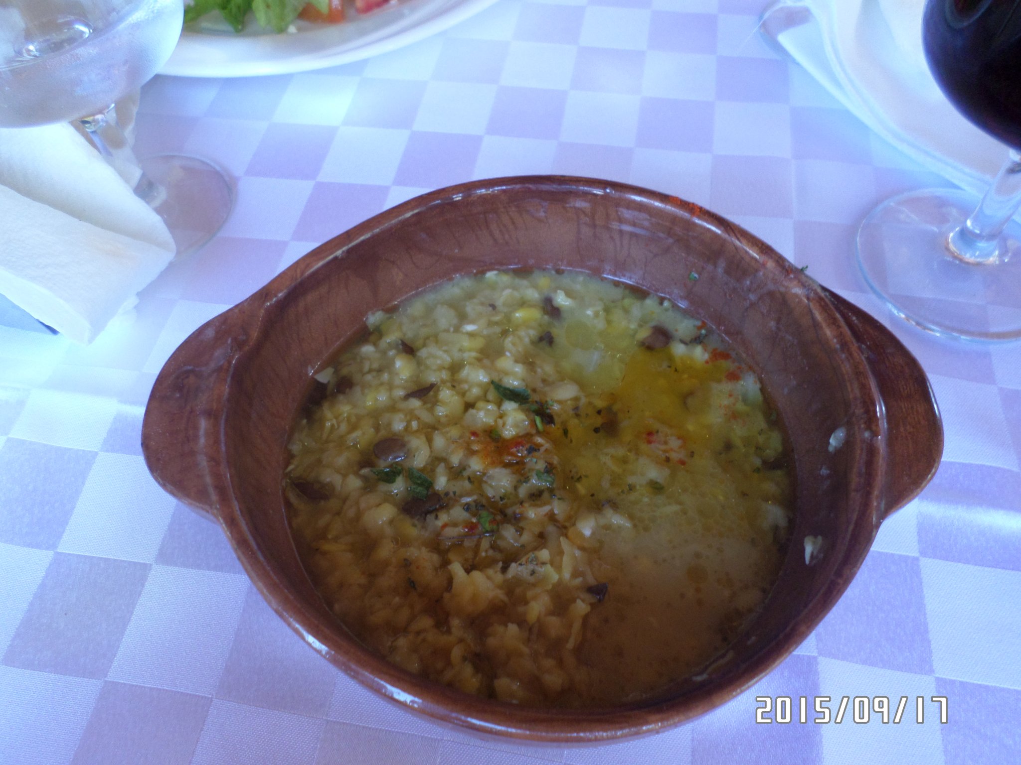 A csicseri borsóhoz hasonló növényből főznek levest Forrás: saját kép